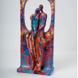 !4" Colorful Couple Collection Figurine